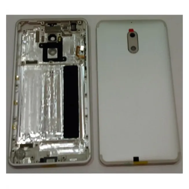 Nokia 6 tapa trasera o tapa bateria plata TA-1000 TA-1003 TA-1025 TA-1039