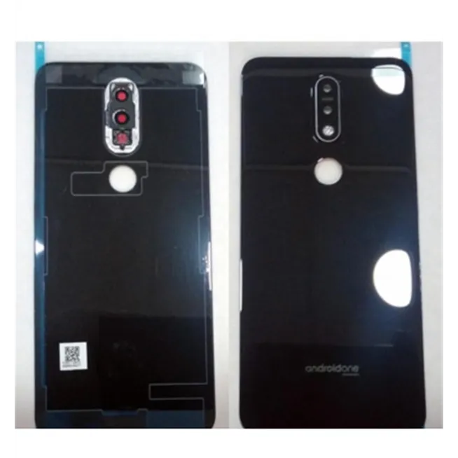 Tapa trasera o tapa bateria negra para Nokia 7.1 mas lente camara