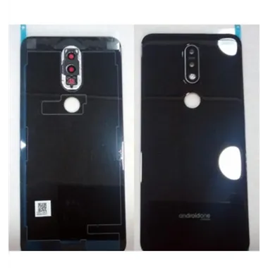 Tapa trasera o tapa bateria negra para Nokia 7.1 mas lente camara