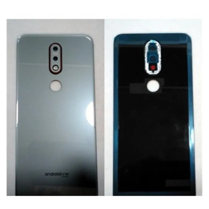 Tapa trasera o tapa bateria blanca para Nokia 7.1 mas lente camara