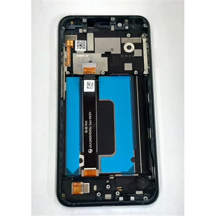 Pantalla lcd para Nokia 7.1 Plus 8.1 X7 20PNXLW0001 mas tactil negro mas marco azul Service Pack
