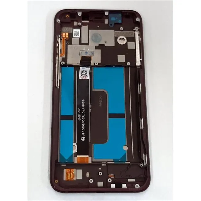 Pantalla lcd para Nokia 7.1 Plus 8.1 X7 mas tactil negro mas marco purpura calidad premium