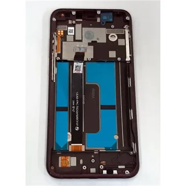 Pantalla lcd para Nokia 7.1 Plus 8.1 X7 mas tactil negro mas marco purpura calidad premium