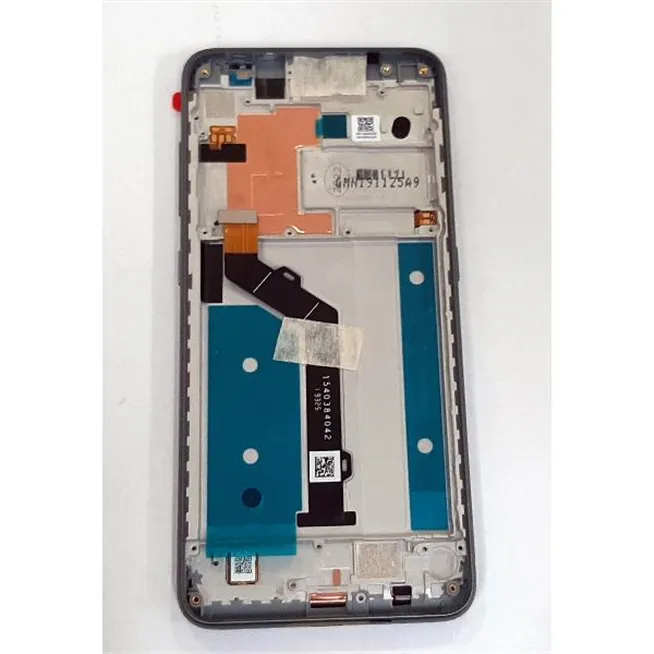 Pantalla lcd para Nokia 7.2 5079AA000076 TA-1181 TA-1196 mas tactil negro mas marco azul Service Pack