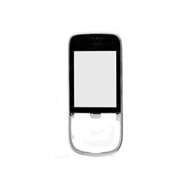 Nokia Asha 202 203 pantalla táctil negro + marco dorado premium