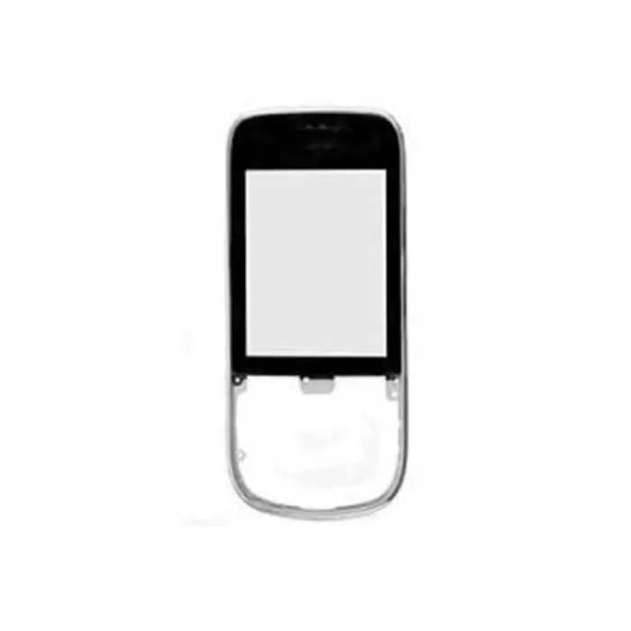 Nokia Asha 202 203 pantalla táctil negro + marco dorado premium