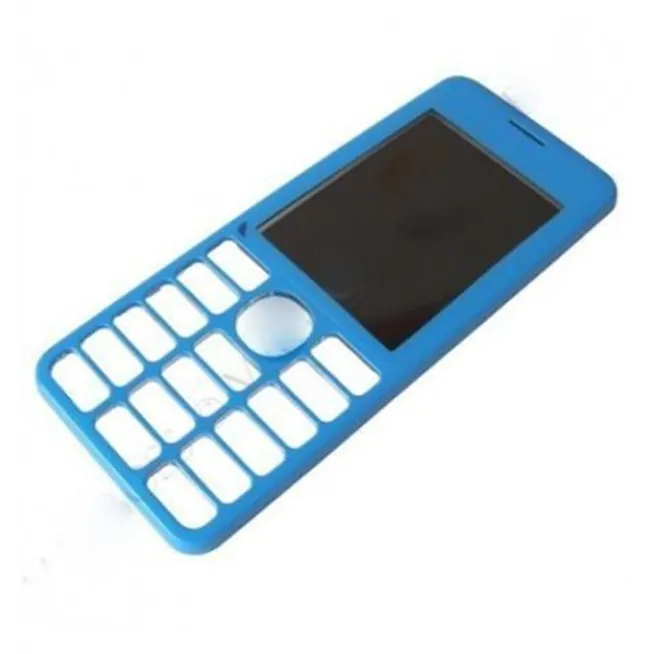 Nokia Asha 206 carcasa frontal azul