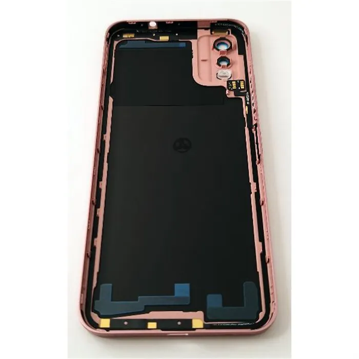 Tapa trasera o tapa bateria rosa para Nokia C32 con cubierta de camara y sensor de huella