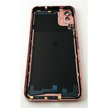 Tapa trasera o tapa bateria rosa para Nokia C32 con cubierta de camara y sensor de huella