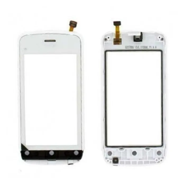 Nokia C5-03 C5-06 Táctil blanco + Marco