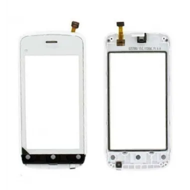 Nokia C5-03 C5-06 Táctil blanco + Marco