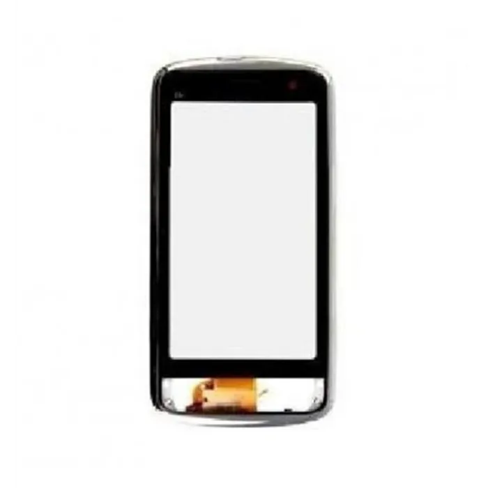 Nokia C6-01 Pantalla táctil premium plata con frame