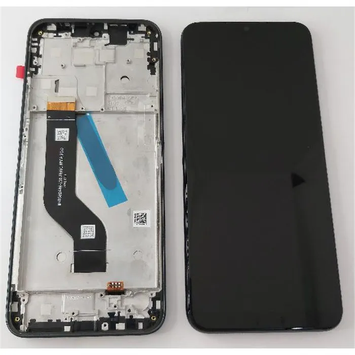 Pantalla lcd para Nokia G50 mas tactil negro con marco azul calidad premium