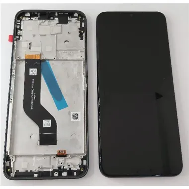 Pantalla lcd para Nokia G50 mas tactil negro con marco azul calidad premium