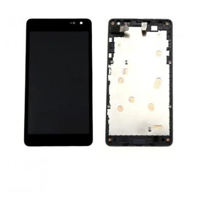 Nokia Lumia 535 pantalla lcd + táctil negro + marco premium