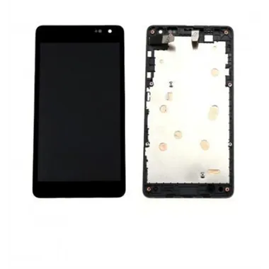Nokia Lumia 535 pantalla lcd + táctil negro + marco premium