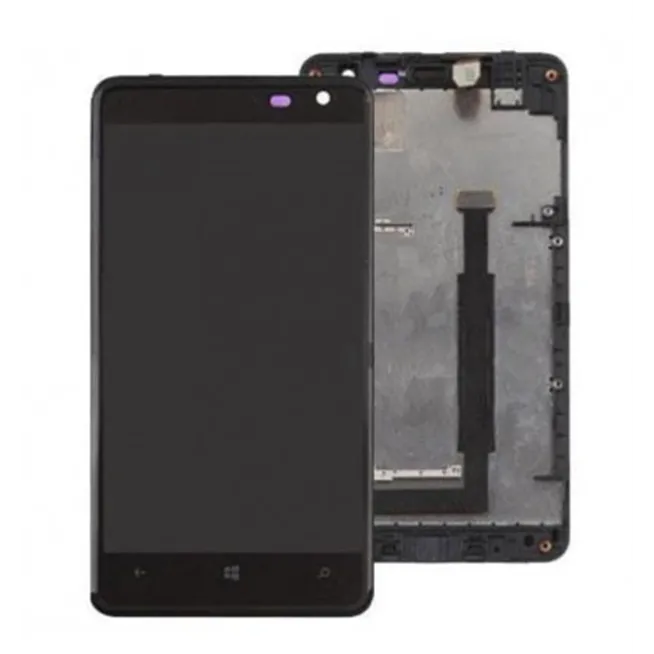 Nokia Lumia 625 Pantalla lcd + Táctil negro + Marco premium