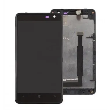 Nokia Lumia 625 Pantalla lcd + Táctil negro + Marco premium