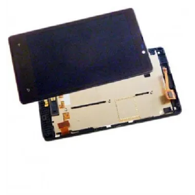 Nokia Lumia 820 Pantalla LCD + Táctil negro + marco premium