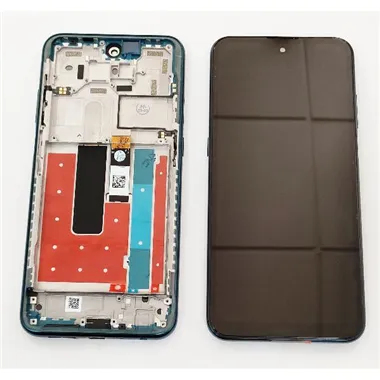Pantalla lcd para Nokia X10 mas tactil negro mas marco azul calidad premium