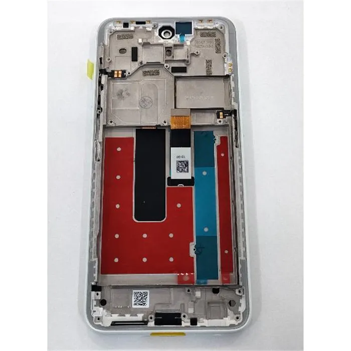 Pantalla lcd para Nokia X10 mas tactil negro mas marco blanco calidad premium