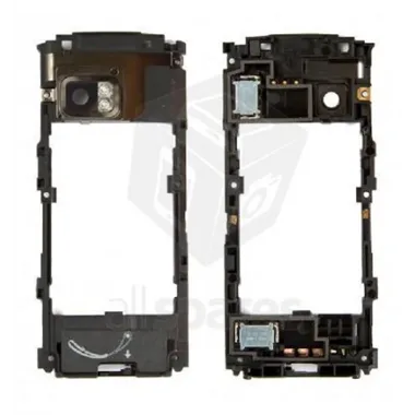 Nokia X6 Carcasa central Negra + Buzzer+ antena premium