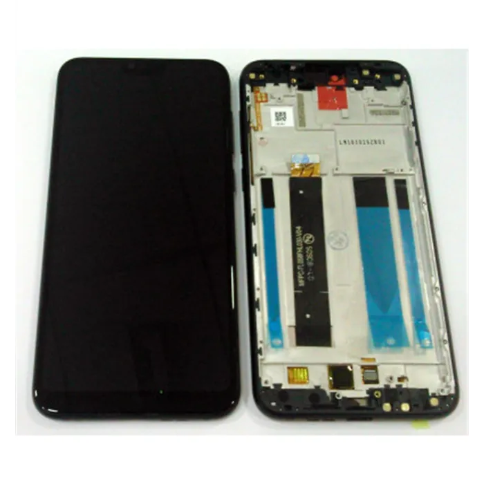 Pantalla lcd para Nokia 6.1 Plus X6 2018 TA-1099 Totoro mas tactil negro mas marco azul calidad premium