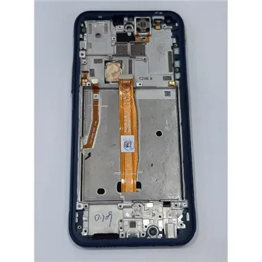 Pantalla lcd para Nokia XR20 mas tactil negro mas marco azul calidad premium