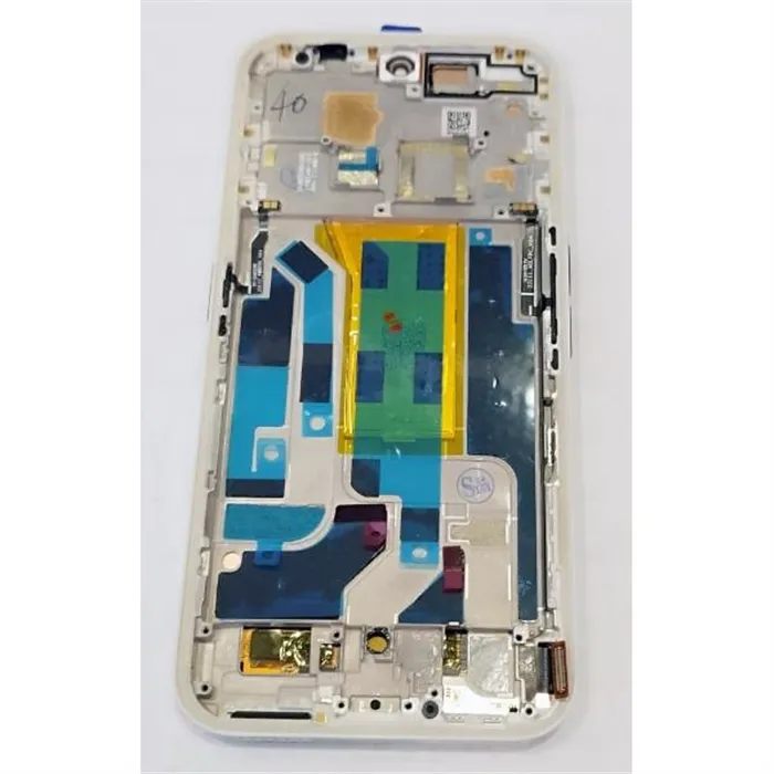Pantalla lcd para Nothing Phone 2A mas tactil negro con marco plata calidad premium
