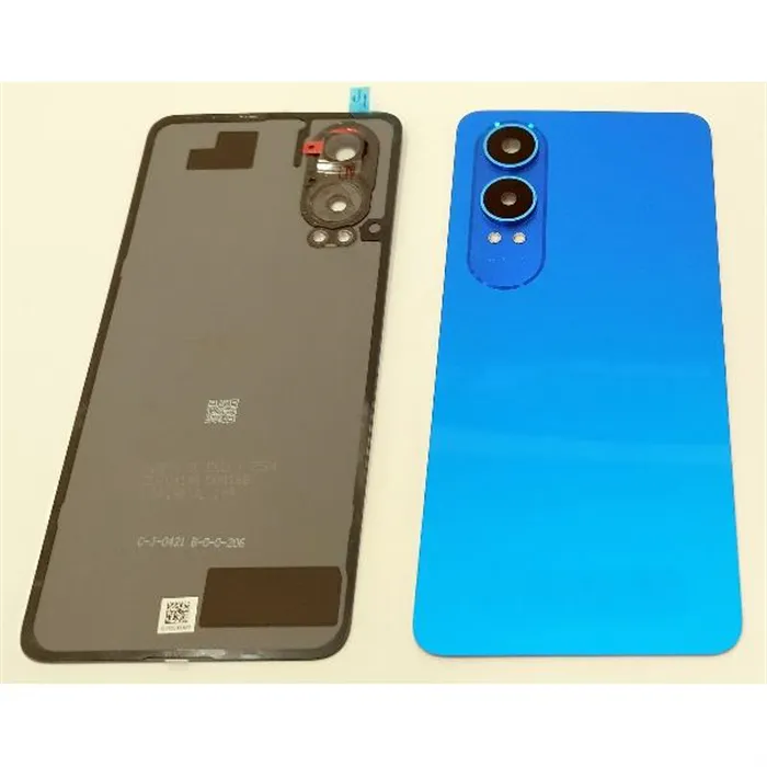 Tapa trasera o tapa bateria azul para Oneplus Nord CE 4 Lite 5G con lente de camara