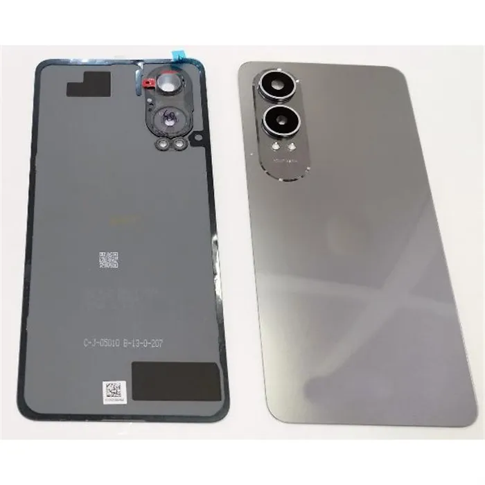 Tapa trasera o tapa bateria gris para Oneplus Nord CE 4 Lite 5G con lente de camara