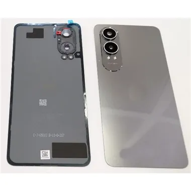 Tapa trasera o tapa bateria gris para Oneplus Nord CE 4 Lite 5G con lente de camara