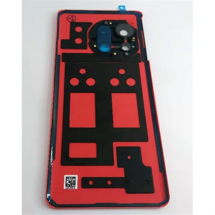 Tapa trasera o tapa bateria roja para Oneplus Ace 2 PHK110 mas cubierta camara