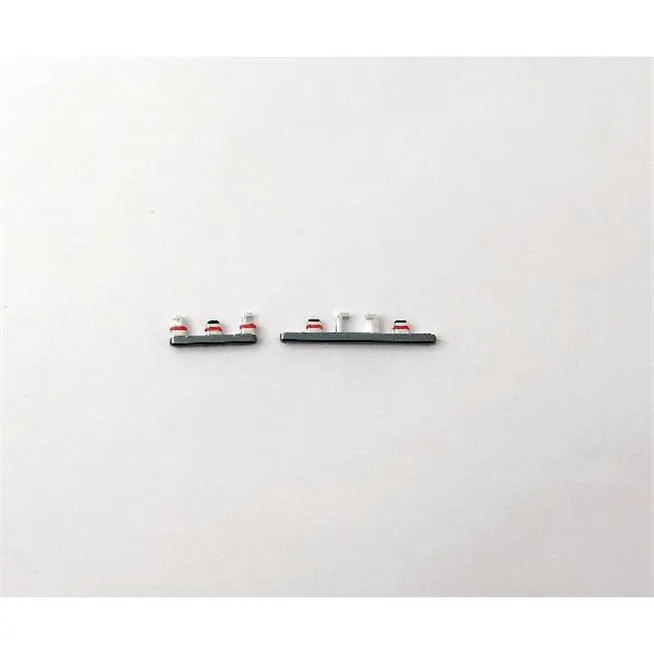 Set 2 botones laterales negros para Oneplus 10T CPH2415 calidad premium