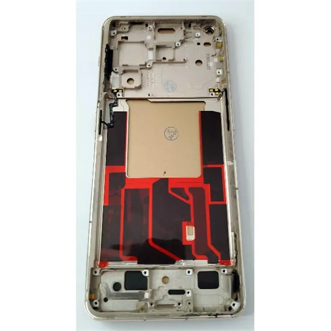 Pantalla lcd para Oneplus 11 5G mas tactil negro con marco dorado compatible