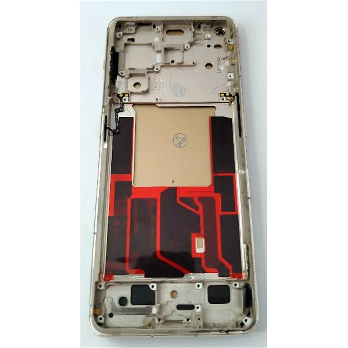 Pantalla lcd para Oneplus 11 5G mas tactil negro con marco dorado compatible