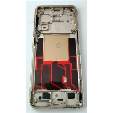 Pantalla lcd para Oneplus 11 5G mas tactil negro con marco dorado compatible