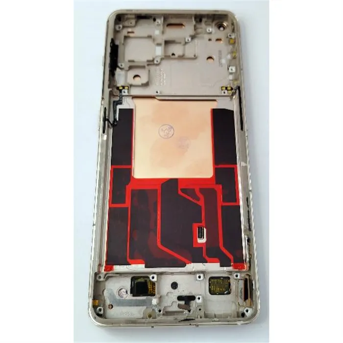 Pantalla lcd para Oneplus 11 5G mas tactil negro con marco dorado calidad premium