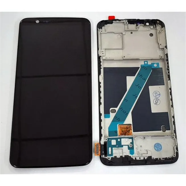 Pantalla oled para Oneplus 5T mas tactil negro mas marco negro compatible