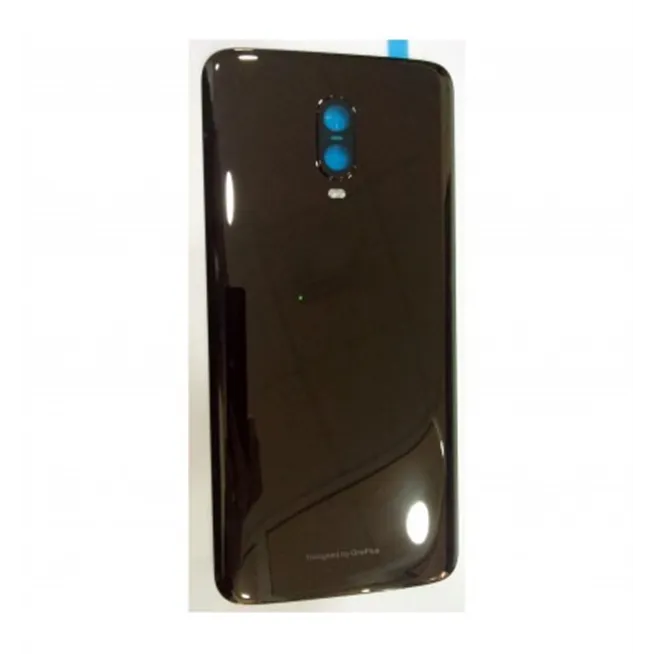 Oneplus 6T tapa trasera negra + lente camara