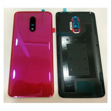 Oneplus 7 tapa trasera o tapa bateria + cubierta camara roja