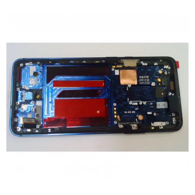 Pantalla lcd para Oneplus 7 pro 7T Pro mas tactil negro mas marco azul