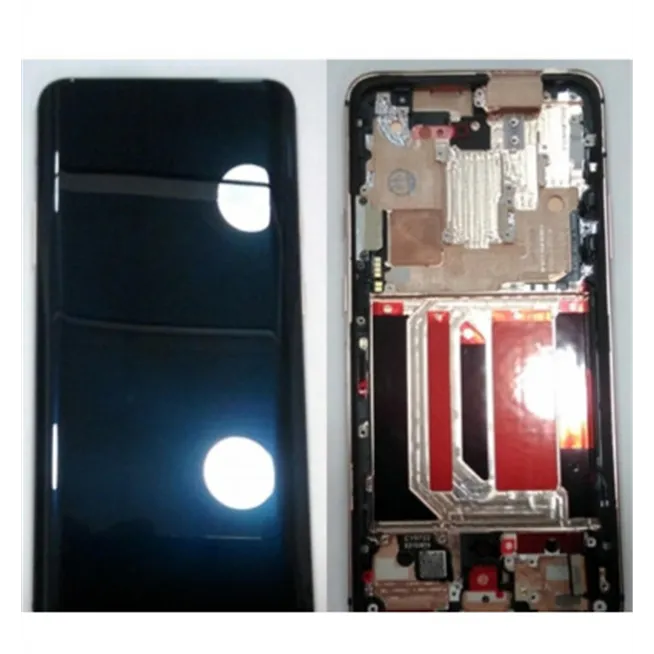 Pantalla LCD para Oneplus 7 Pro 7T Pro mas tactil negro mas marco dorado