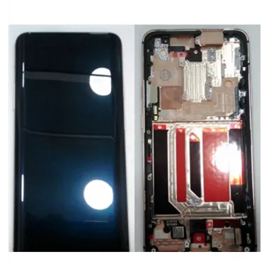 Pantalla LCD para Oneplus 7 Pro 7T Pro mas tactil negro mas marco dorado