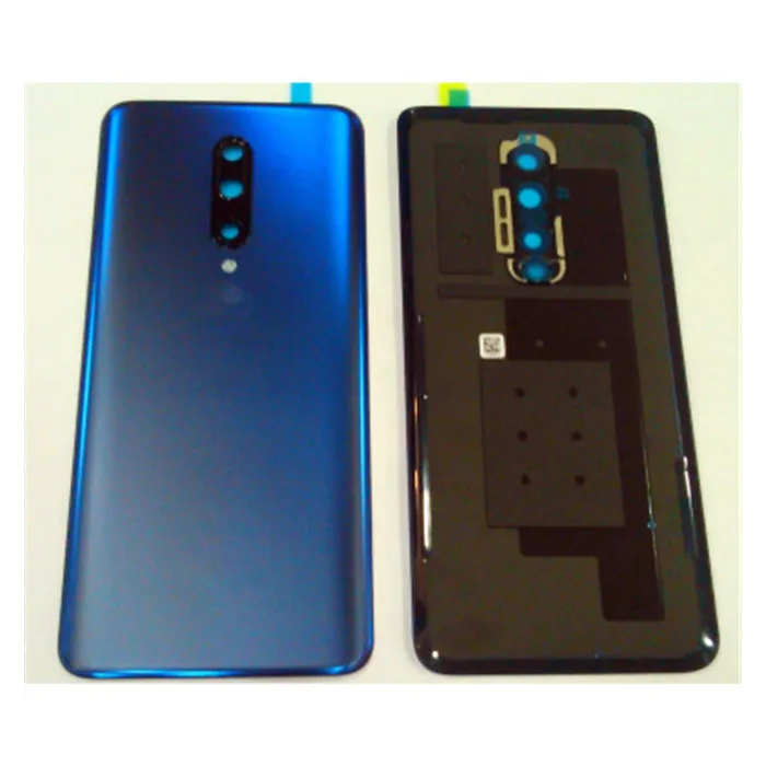 Tapa trasera o tapa bateria azul marino para Oneplus 7 Pro mas cubierta camara