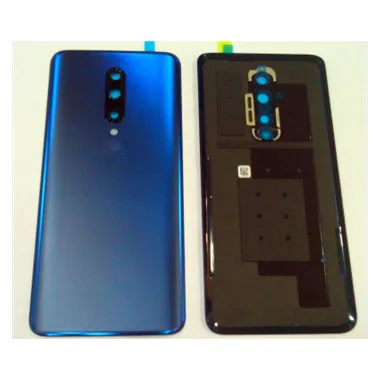 Tapa trasera o tapa bateria azul marino para Oneplus 7 Pro mas cubierta camara