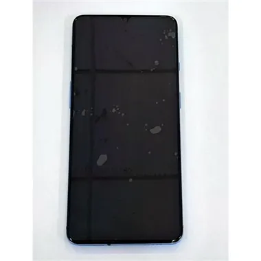 Pantalla lcd para Oneplus 7T 2011100083 mas tactil negro mas marco azul Service Pack