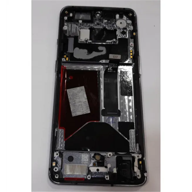 Pantalla lcd para Oneplus 7T mas tactil negro mas marco gris calidad premium