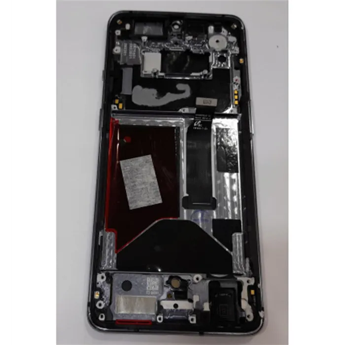 Pantalla lcd para Oneplus 7T mas tactil negro mas marco gris calidad premium