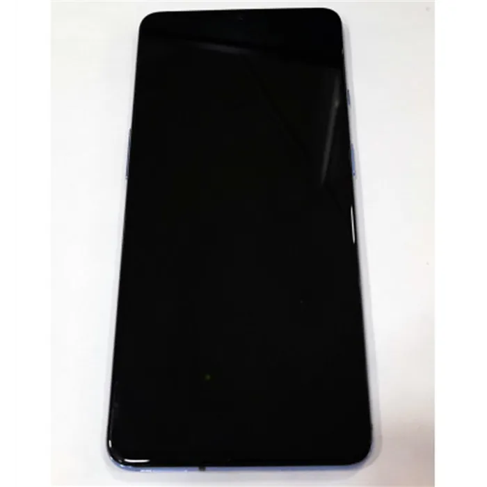 Pantalla lcd para Oneplus 7T mas tactil negro mas marco azul calidad premium